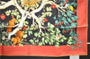 Authentic HERMES Carre 90 Scarf "AU COEUR DES BOIS" Silk Yellow Box 9230E