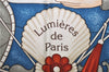 Authentic HERMES Carre 90 Scarf "Lumieres De Paris" Silk White 9231D