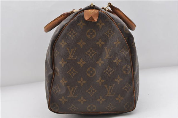 Authentic Louis Vuitton Monogram Speedy 35 Hand Bag M41524 LV 9232C