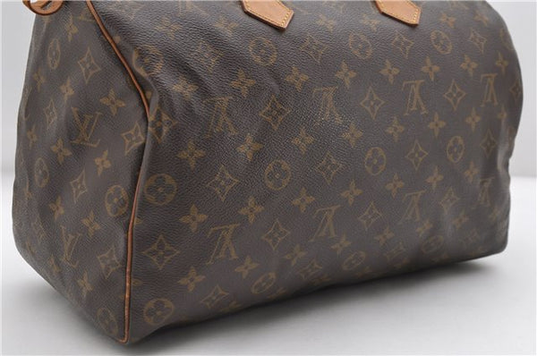 Authentic Louis Vuitton Monogram Speedy 35 Hand Bag M41524 LV 9232C