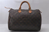 Authentic Louis Vuitton Monogram Speedy 35 Hand Bag M41524 LV 9235C