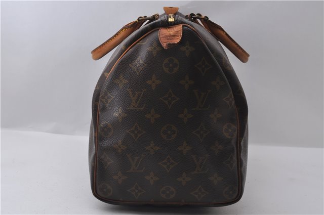 Authentic Louis Vuitton Monogram Speedy 35 Hand Bag M41524 LV 9235C