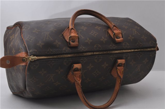 Authentic Louis Vuitton Monogram Speedy 35 Hand Bag M41524 LV 9235C