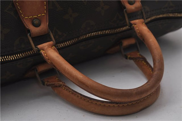 Authentic Louis Vuitton Monogram Speedy 35 Hand Bag M41524 LV 9235C