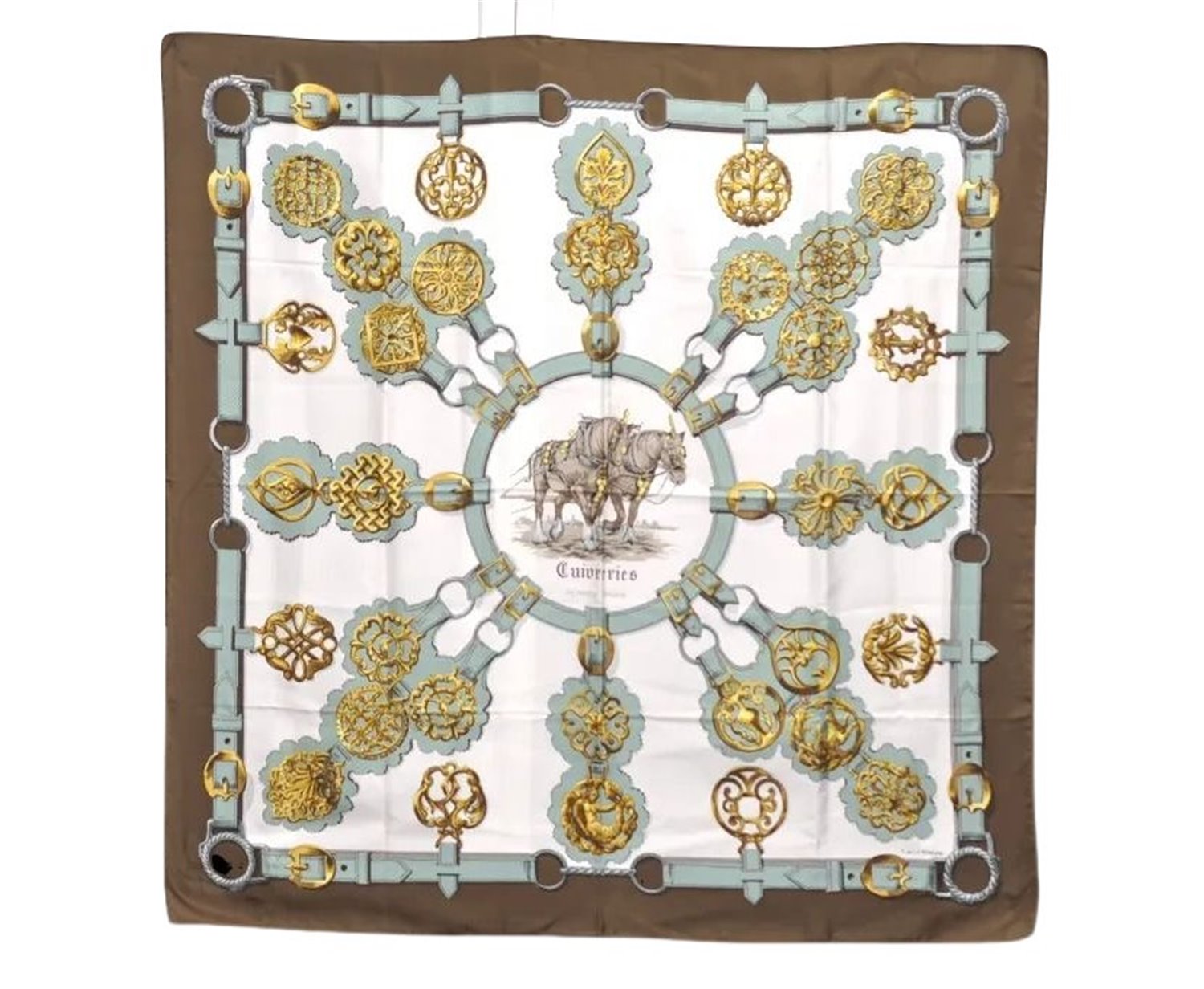 Authentic HERMES Carre 90 Scarf 