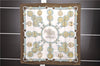 Authentic HERMES Carre 90 Scarf "Cuiveeries" Silk Brown 9235D