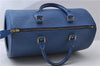 Authentic Louis Vuitton Epi Speedy 30 Hand Bag Blue M43005 LV 9237C