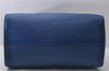 Authentic Louis Vuitton Epi Speedy 30 Hand Bag Blue M43005 LV 9237C