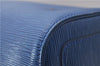 Authentic Louis Vuitton Epi Speedy 30 Hand Bag Blue M43005 LV 9237C
