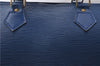 Authentic Louis Vuitton Epi Speedy 30 Hand Bag Blue M43005 LV 9237C