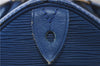 Authentic Louis Vuitton Epi Speedy 30 Hand Bag Blue M43005 LV 9237C