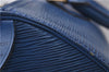 Authentic Louis Vuitton Epi Speedy 30 Hand Bag Blue M43005 LV 9237C