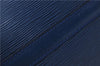 Authentic Louis Vuitton Epi Speedy 30 Hand Bag Blue M43005 LV 9237C