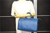 Authentic Louis Vuitton Epi Speedy 30 Hand Bag Blue M43005 LV 9237C