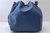 Authentic Louis Vuitton Epi Petit Noe Blue Shoulder Bag M44105 LV 9239C