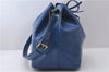 Authentic Louis Vuitton Epi Petit Noe Blue Shoulder Bag M44105 LV 9239C