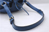 Authentic Louis Vuitton Epi Petit Noe Blue Shoulder Bag M44105 LV 9239C