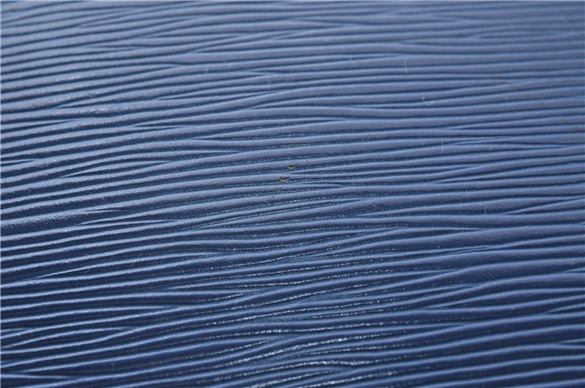 Authentic Louis Vuitton Epi Petit Noe Blue Shoulder Bag M44105 LV 9239C