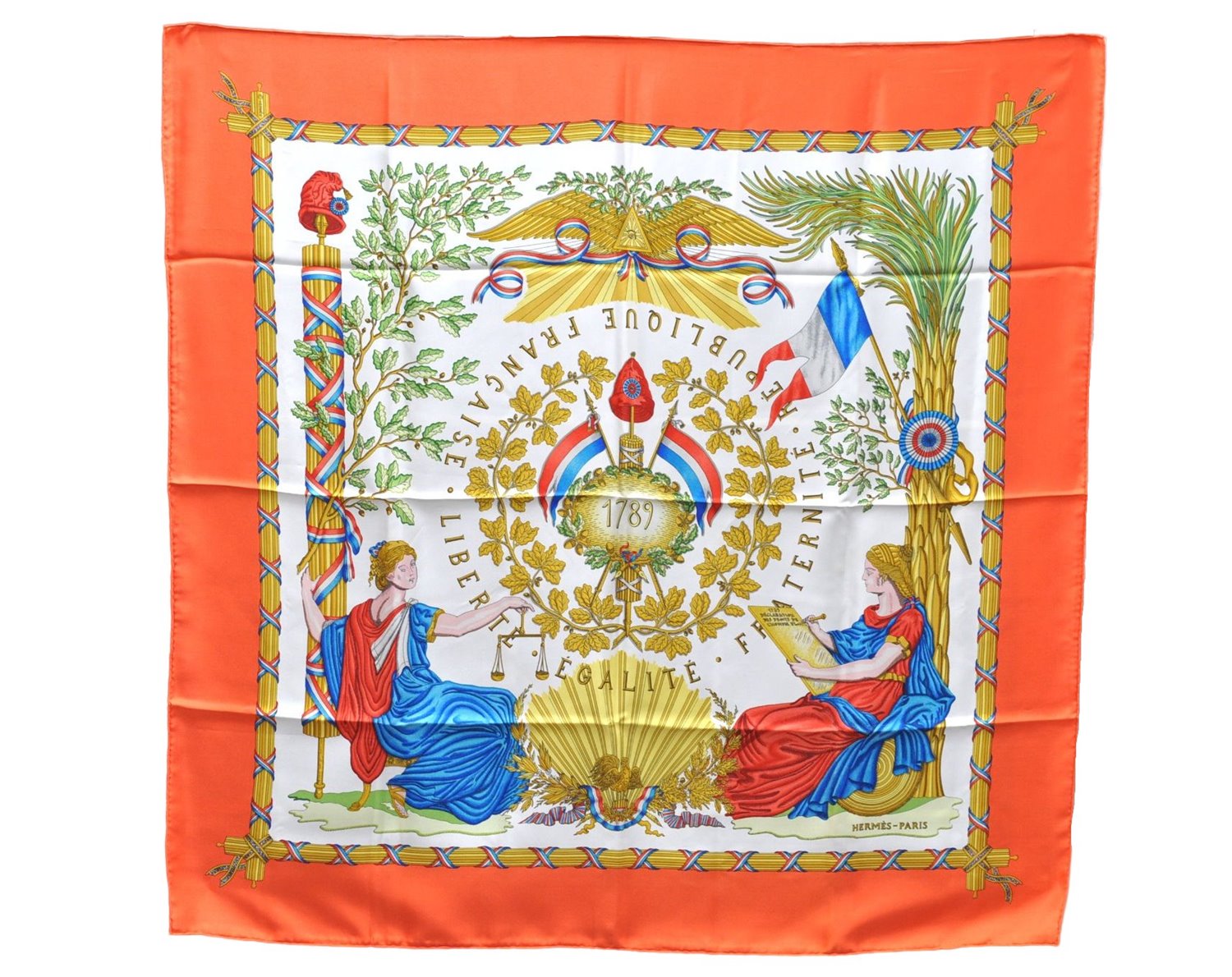 Authentic HERMES Carre 90 Scarf 