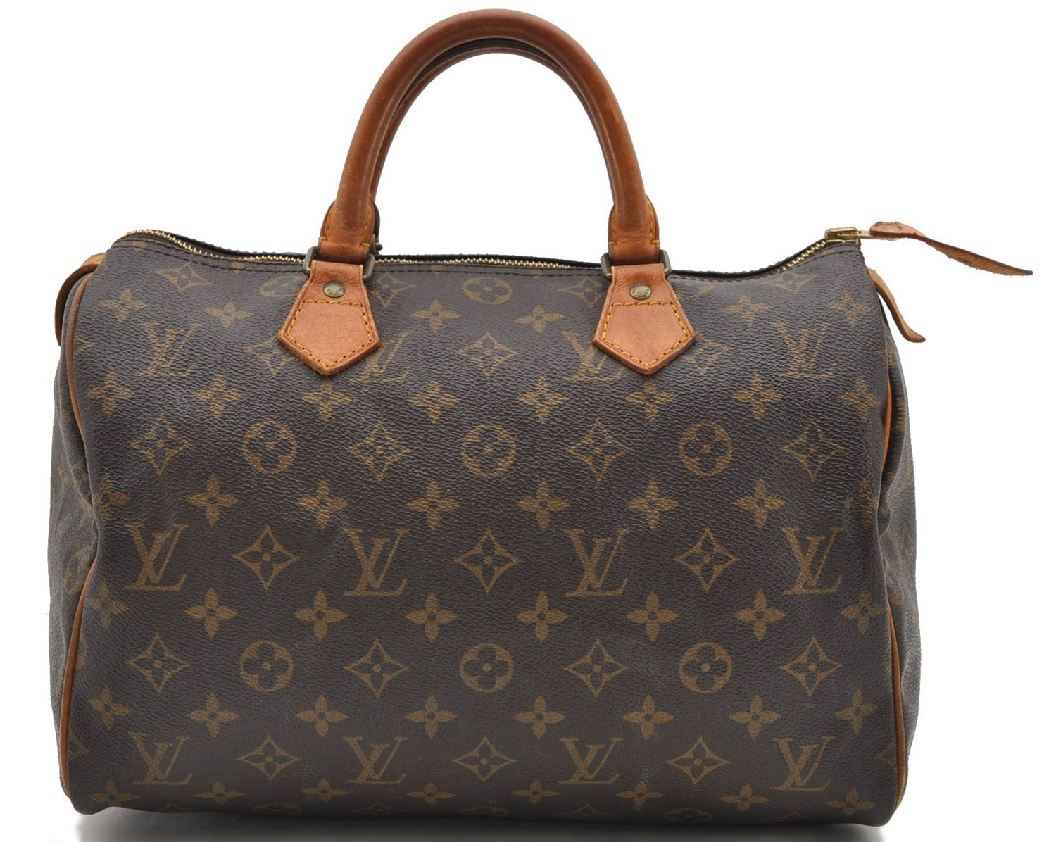 Authentic Louis Vuitton Monogram Speedy 30 Hand Bag M41526 LV 9244C