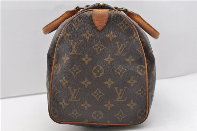 Authentic Louis Vuitton Monogram Speedy 30 Hand Bag M41526 LV 9244C