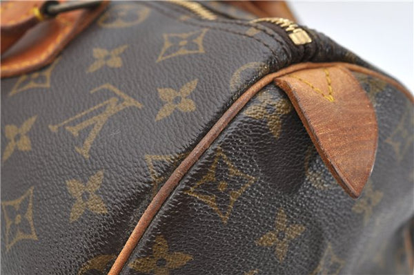 Authentic Louis Vuitton Monogram Speedy 30 Hand Bag M41526 LV 9244C