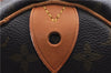 Authentic Louis Vuitton Monogram Speedy 35 Hand Bag M41524 LV 9245C