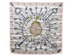 Authentic HERMES Carre 90 Scarf "LES CLES" Silk Pink 9247D