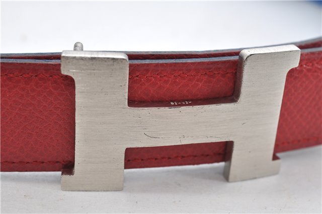 Authentic HERMES Mini Constance Leather Belt Size 65cm 25.6