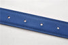 Authentic HERMES Mini Constance Leather Belt Size 65cm 25.6" Red Blue 9249E