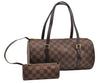 Authentic Louis Vuitton Damier Papillon 30 Hand Bag Purse N51303 LV 9249F
