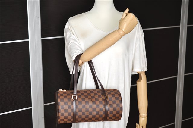 Authentic Louis Vuitton Damier Papillon 30 Hand Bag Purse N51303 LV 9249F