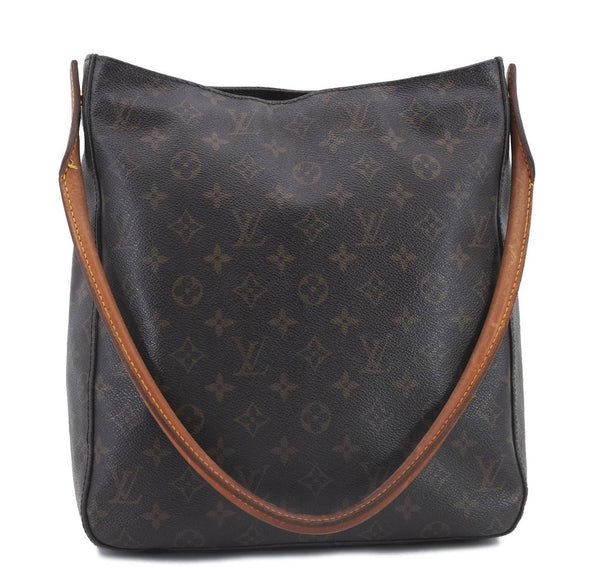 Authentic Louis Vuitton Monogram Looping GM Shoulder Bag M51145 LV 9250C