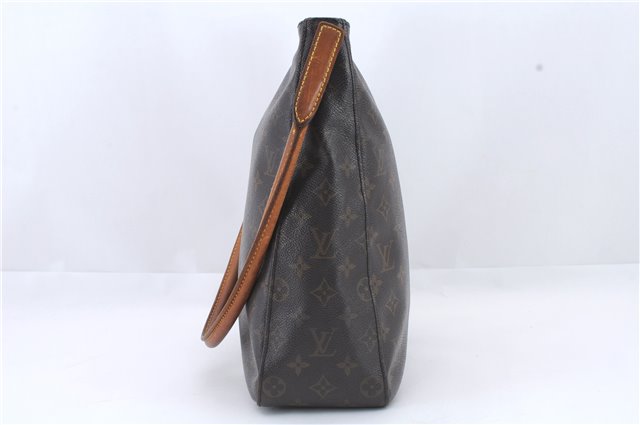 Authentic Louis Vuitton Monogram Looping GM Shoulder Bag M51145 LV 9250C