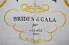 Authentic HERMES Carre 90 Scarf "BRIDES de GALA par" Silk Navy Box 9251D