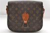 Auth Louis Vuitton Monogram Saint Cloud GM Shoulder Cross Bag M51242 LV 9253D