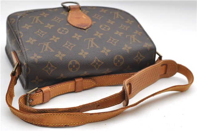 Auth Louis Vuitton Monogram Saint Cloud GM Shoulder Cross Bag M51242 LV 9253D