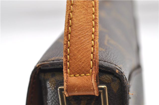 Auth Louis Vuitton Monogram Saint Cloud GM Shoulder Cross Bag M51242 LV 9253D