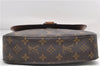 Auth Louis Vuitton Monogram Saint Cloud GM Shoulder Cross Bag M51242 LV 9253D