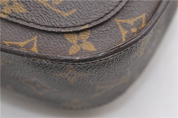Auth Louis Vuitton Monogram Saint Cloud GM Shoulder Cross Bag M51242 LV 9253D