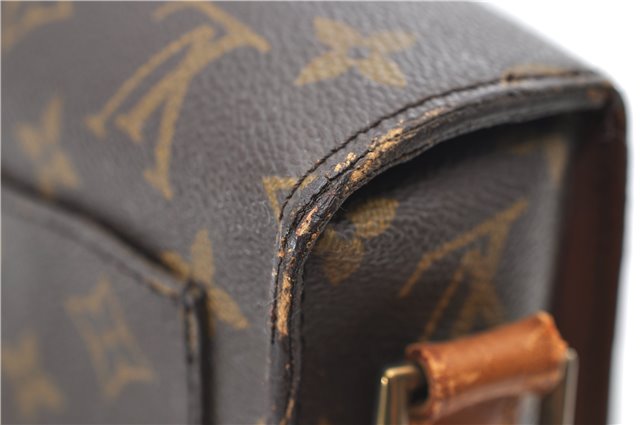 Auth Louis Vuitton Monogram Saint Cloud GM Shoulder Cross Bag M51242 LV 9253D