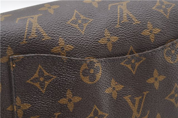 Auth Louis Vuitton Monogram Saint Cloud GM Shoulder Cross Bag M51242 LV 9253D
