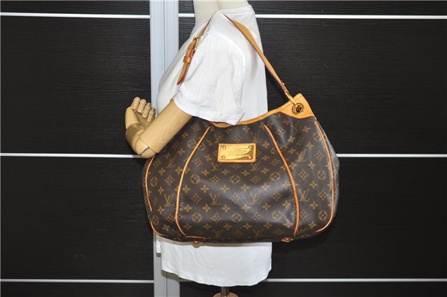 Authentic Louis Vuitton Monogram Galliera PM Shoulder Bag M56382 LV 9253E