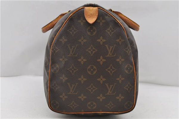 Authentic Louis Vuitton Monogram Speedy 35 Hand Bag M41524 LV 9254C