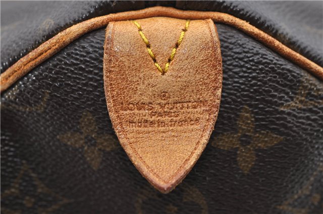Authentic Louis Vuitton Monogram Speedy 35 Hand Bag M41524 LV 9254C