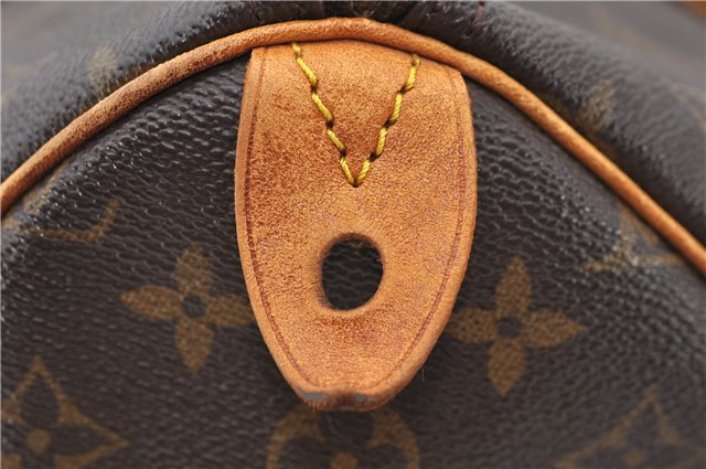 Authentic Louis Vuitton Monogram Speedy 35 Hand Bag M41524 LV 9254C