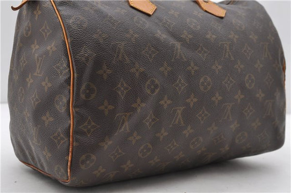 Authentic Louis Vuitton Monogram Speedy 35 Hand Bag M41524 LV 9254C