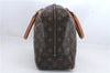 Authentic Louis Vuitton Monogram Deauville Hand Bag M47270 LV 9255C