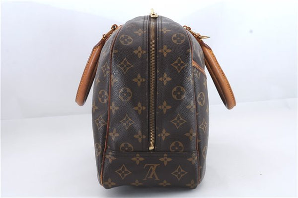 Authentic Louis Vuitton Monogram Deauville Hand Bag M47270 LV 9255C