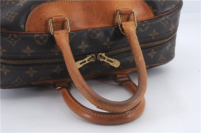 Authentic Louis Vuitton Monogram Deauville Hand Bag M47270 LV 9255C